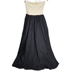 J. Crew‎ Strapless colorblock mixy dress CJ391 XS NWT Cotton Blend